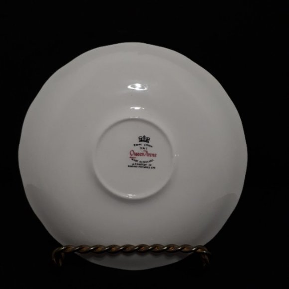 Vintage Teacup Queen Anne Roses by Ridgeway Potteries - Picture 4 of 5